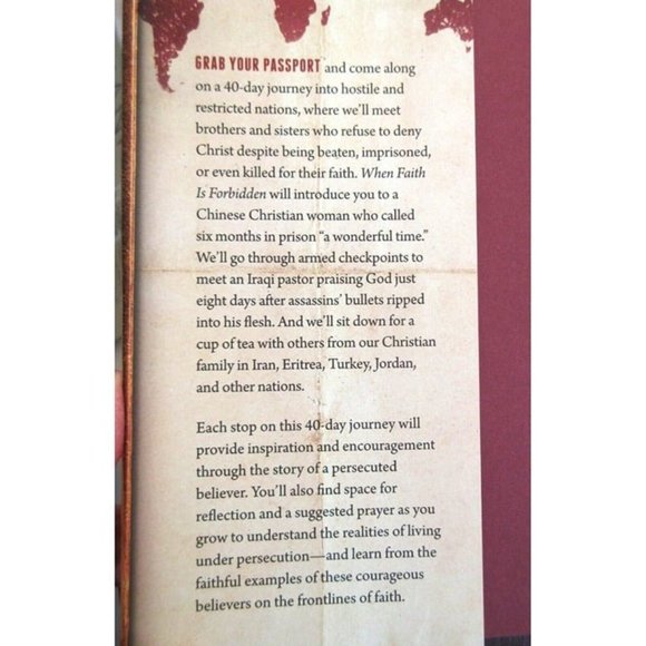 When Faith Is Forbidden 40 Days On The Frontlines With Persecuted Christians New - Picture 3 of 6